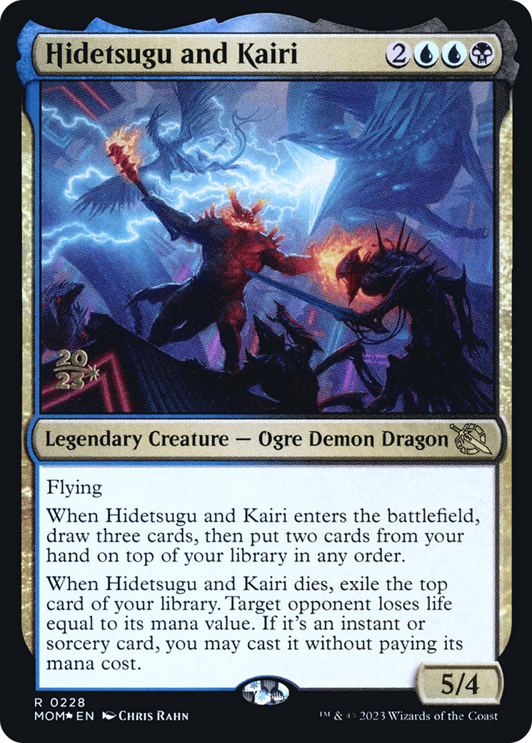 Image of Hidetsugu and Kairi (PRE-228) - March of the Machine Promos Foil