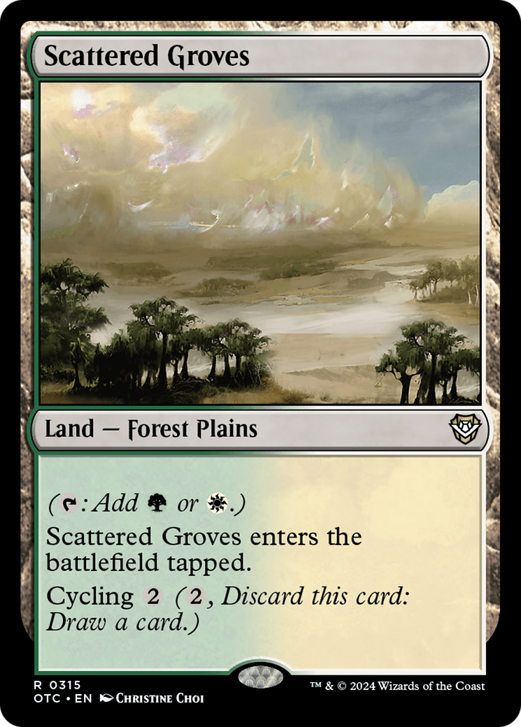 Image of Scattered Groves (OTC-315) - Outlaws of Thunder Junction Commander
