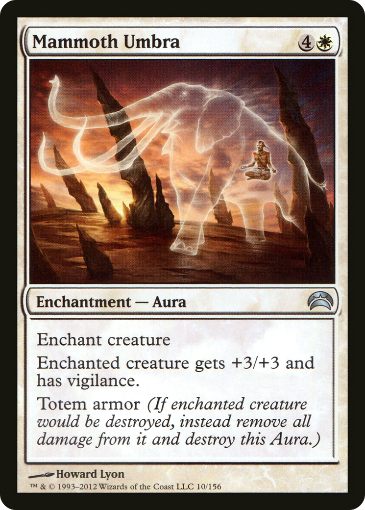 Image of Mammoth Umbra (PC2-010) - Planechase 2012