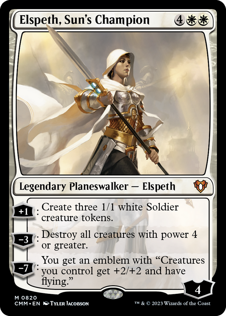 Image of Elspeth, Sun's Champion (CMM-820) - Commander Masters