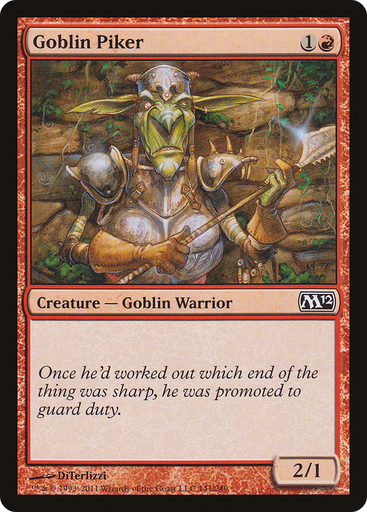 Image of Goblin Piker (M12-141) - Magic 2012