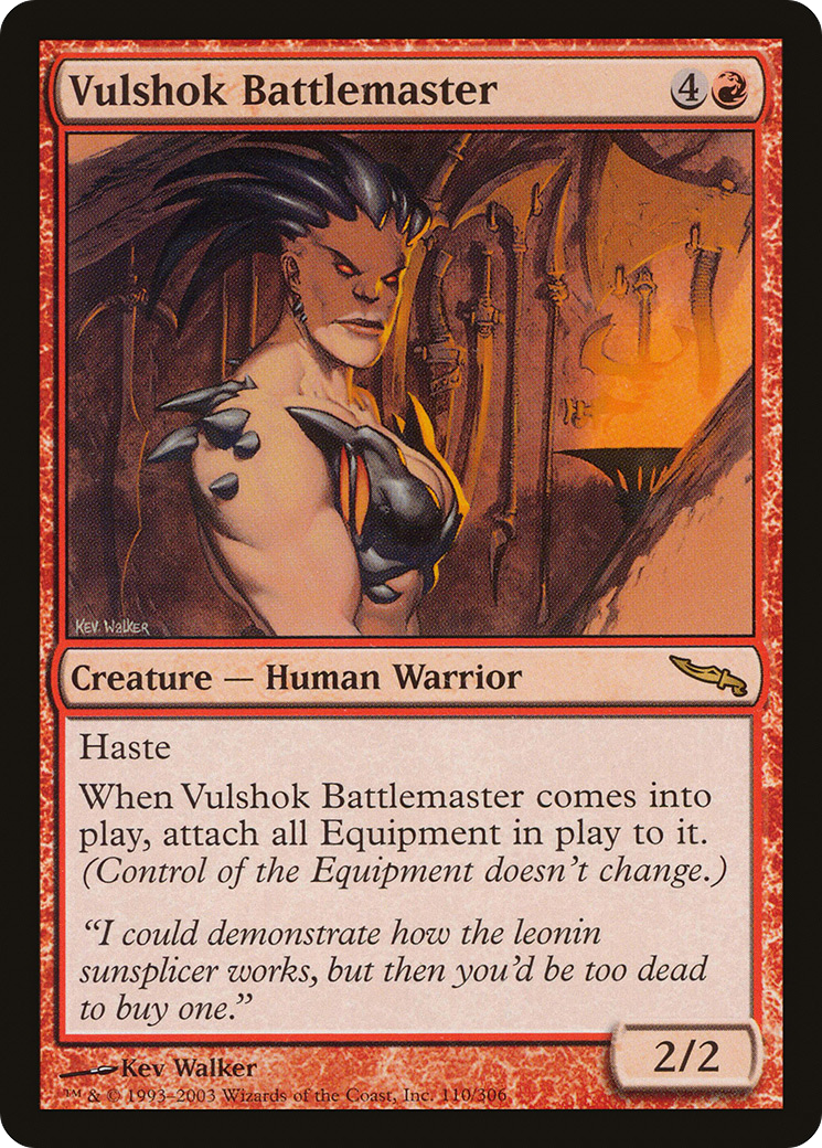 Image of Vulshok Battlemaster (MRD-110) - Mirrodin