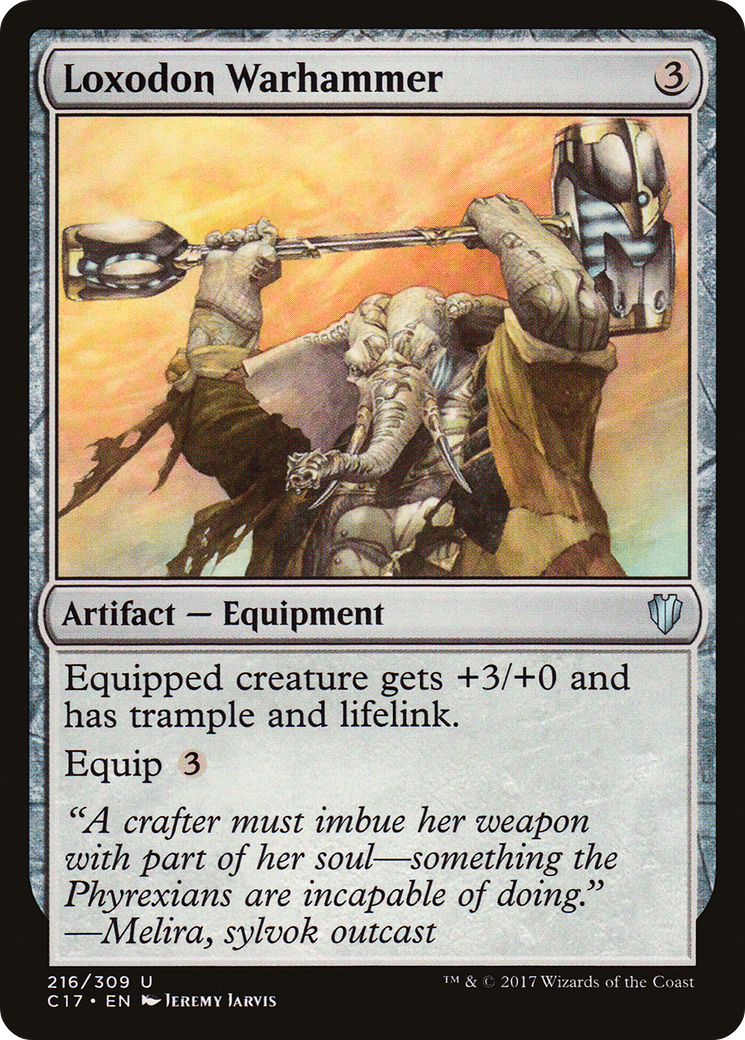 Image of Loxodon Warhammer (C17-216) - Commander 2017