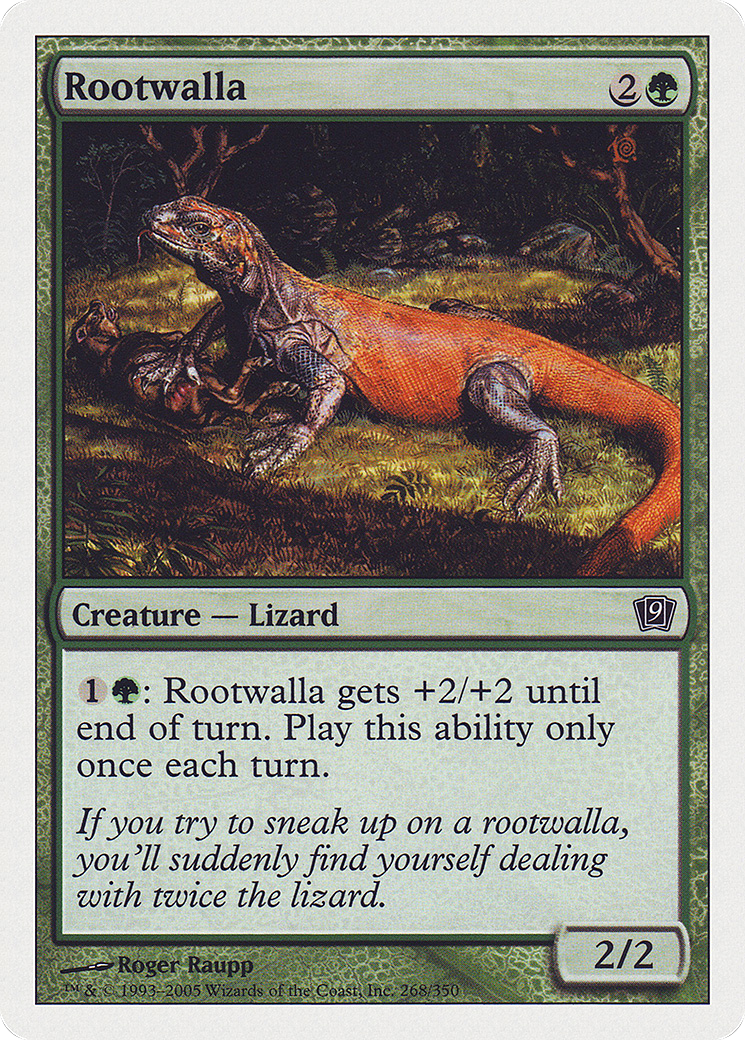 Image of Rootwalla (9ED-268) - 9th Edition
