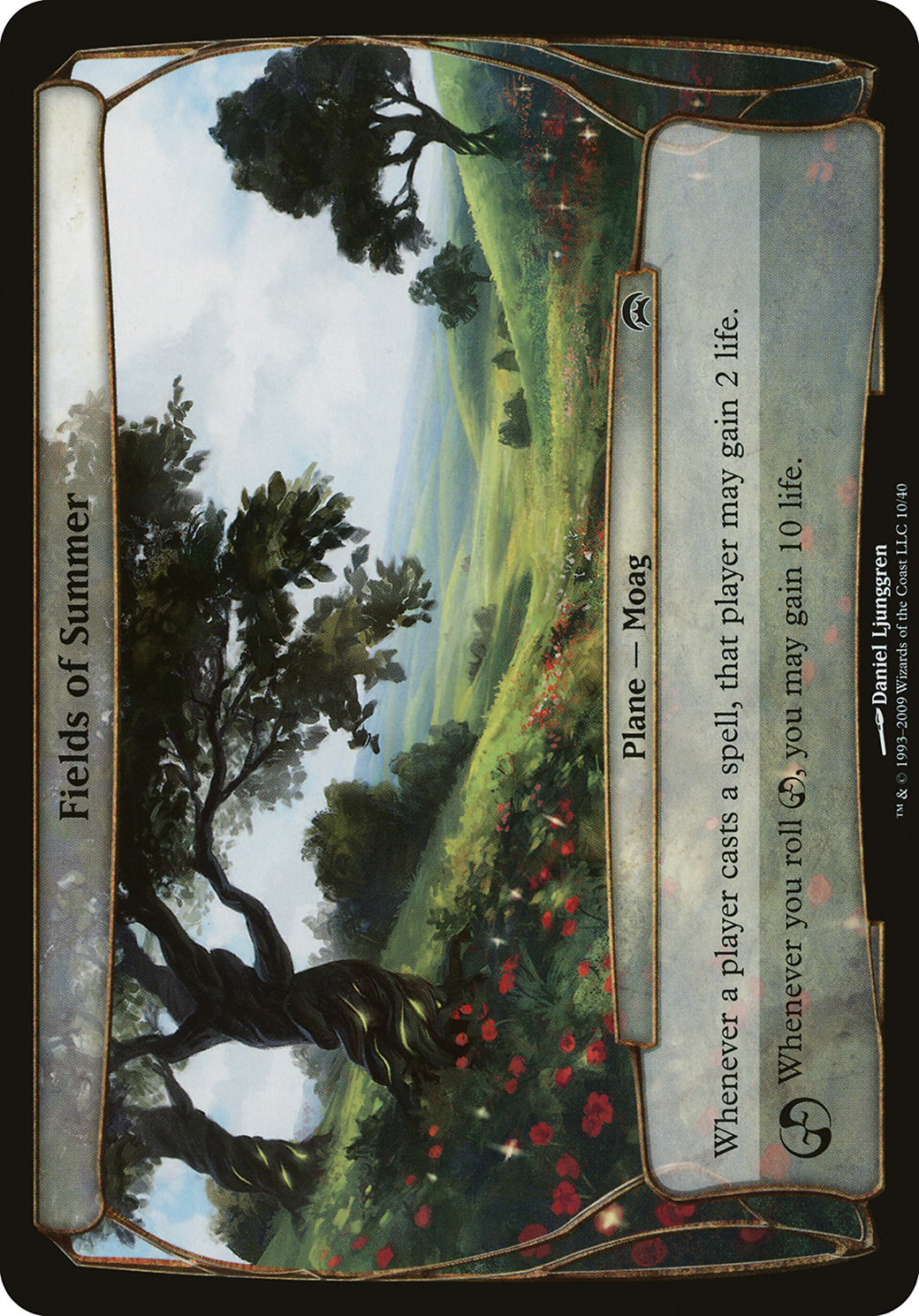 Image of Fields of Summer (Planechase) (OVER-) - Planechase Planes