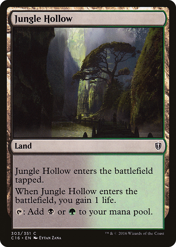Image of Jungle Hollow (C16-303) - Commander 2016