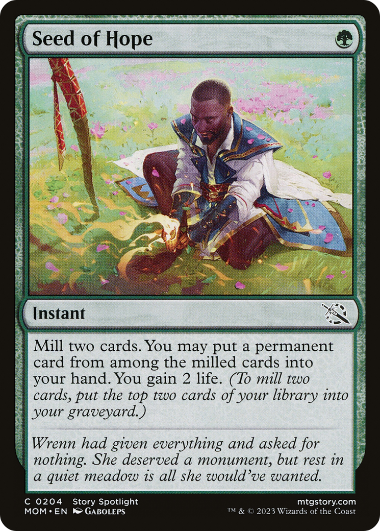 Image of Seed of Hope (MOM-204) - March of the Machine Foil