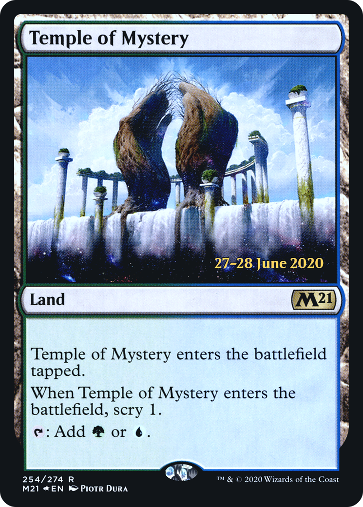 Image of Temple of Mystery (M21) (PRE-254) - Core Set 2021 Promos Foil