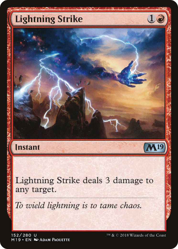 Image of Lightning Strike (M19-152) - Core Set 2019