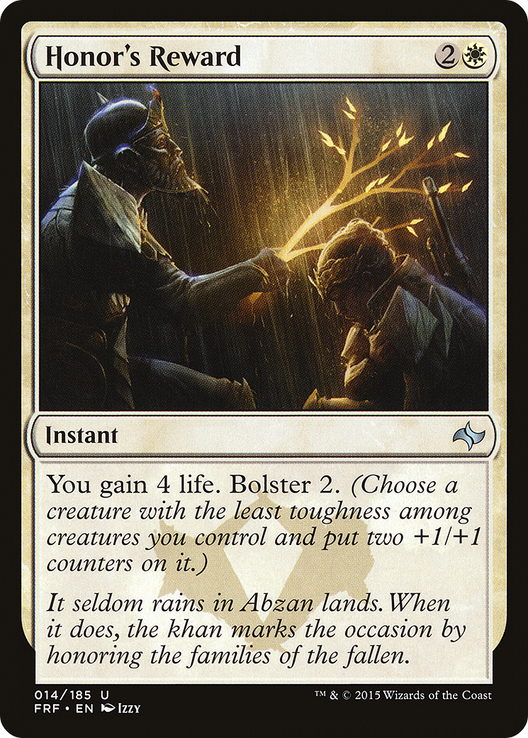 Image of Honor's Reward (FRF-014) - Fate Reforged Foil