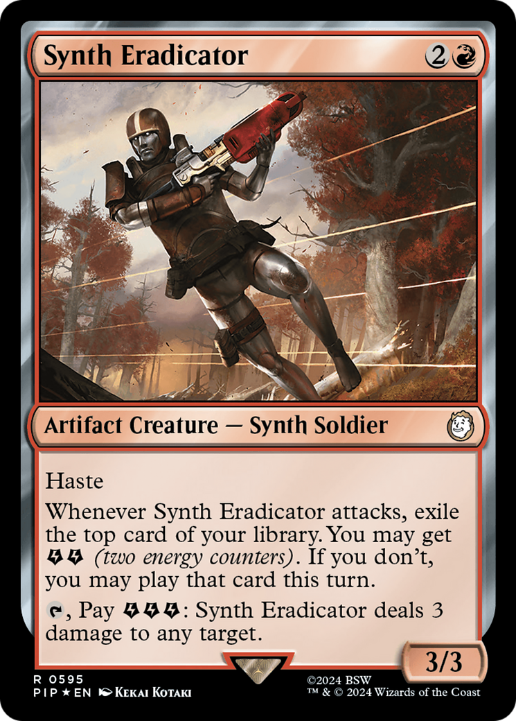 Image of Synth Eradicator (Surge Foil) (PIP-595) - Fallout Foil