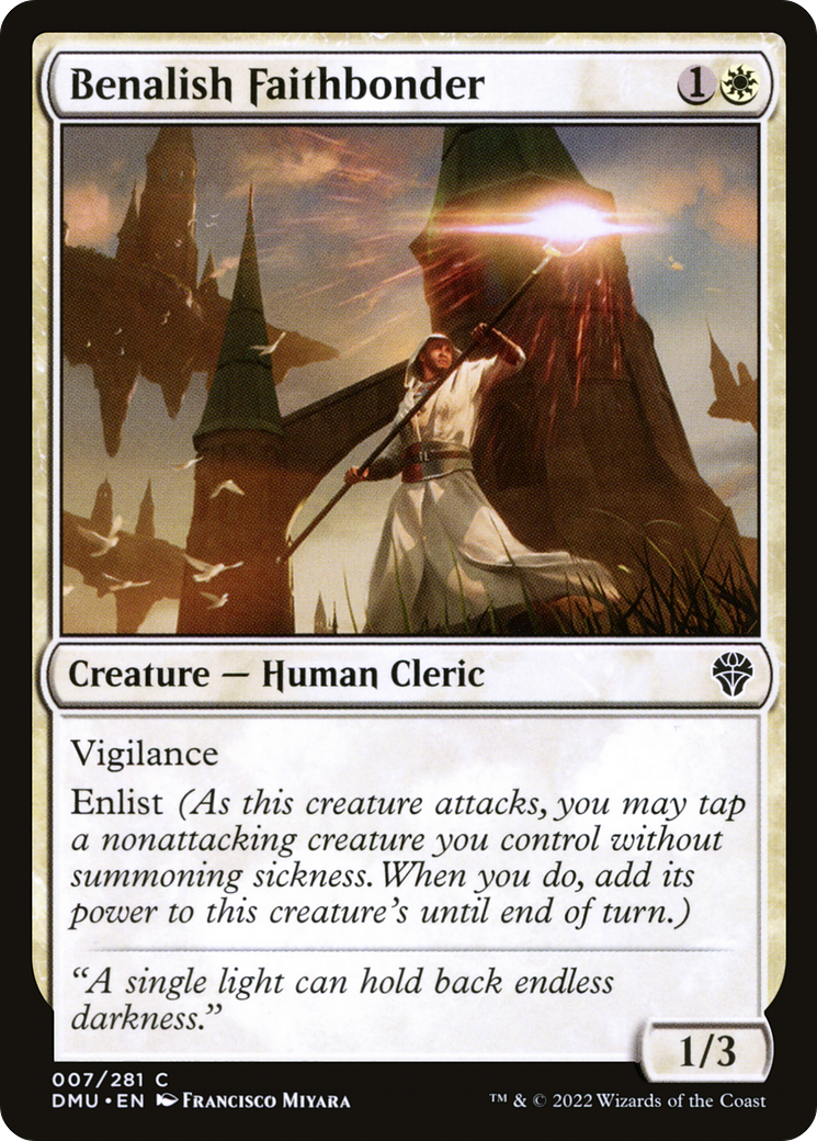 Image of Benalish Faithbonder (DMU-007) - Dominaria United