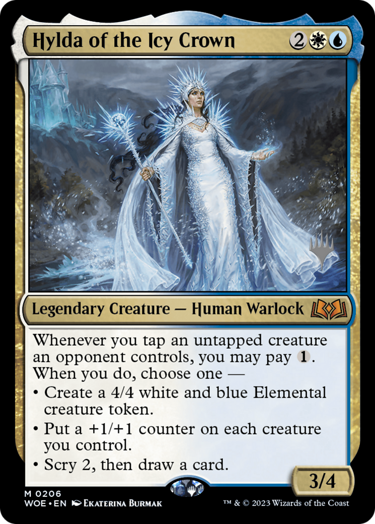 Image of Hylda of the Icy Crown (PPWOE-206) - Wilds of Eldraine Promos Foil