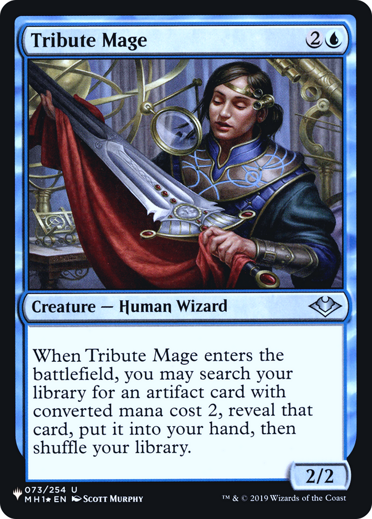 Image of Tribute Mage (LIST-073) - The List Foil