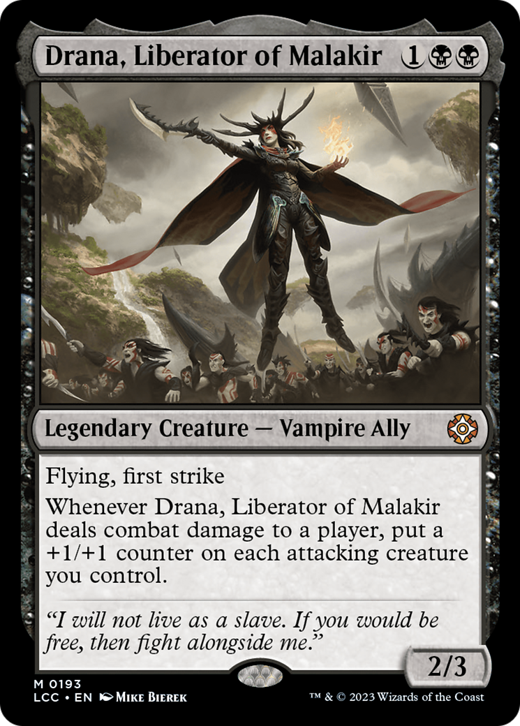 Image of Drana, Liberator of Malakir (LCC-193) - The Lost Caverns of Ixalan Commander