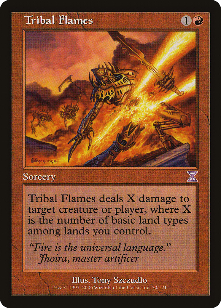 Image of Tribal Flames (TSB-070) - Time Spiral Timeshifted