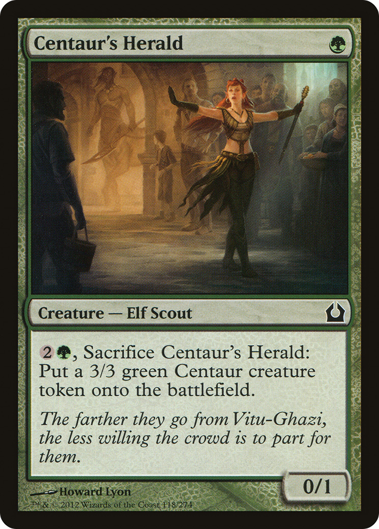 Image of Centaur's Herald (RTR-118) - Return to Ravnica