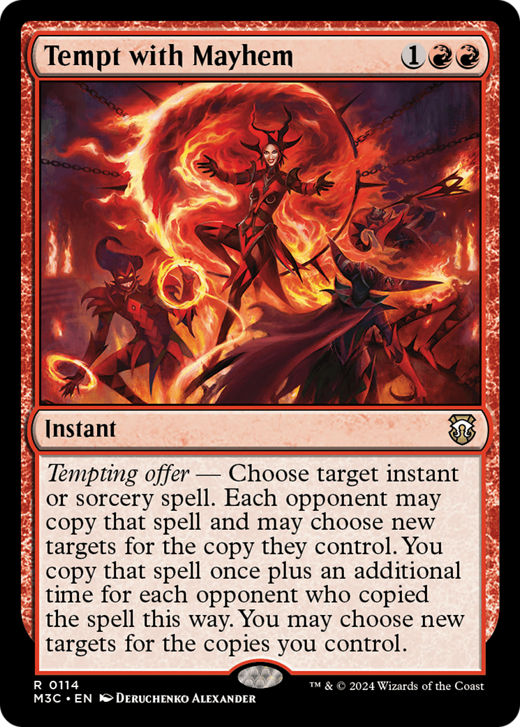 Image of Tempt with Mayhem (M3C-114) - Modern Horizons 3 Commander