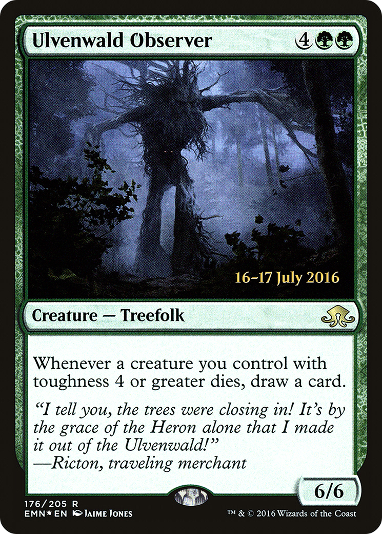 Image of Ulvenwald Observer (PRE-176) - Eldritch Moon Promos Foil