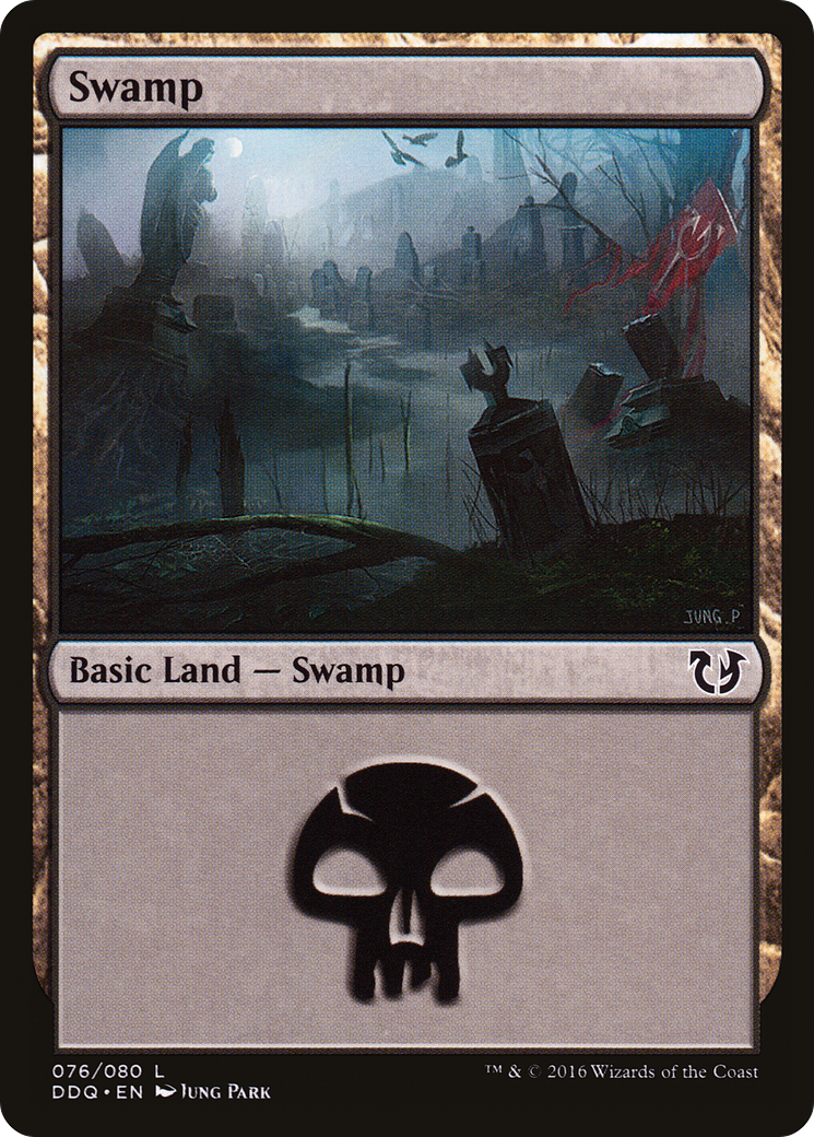 Image of Swamp (076) (DDQ-076) - Duel Decks: Blessed vs. Cursed