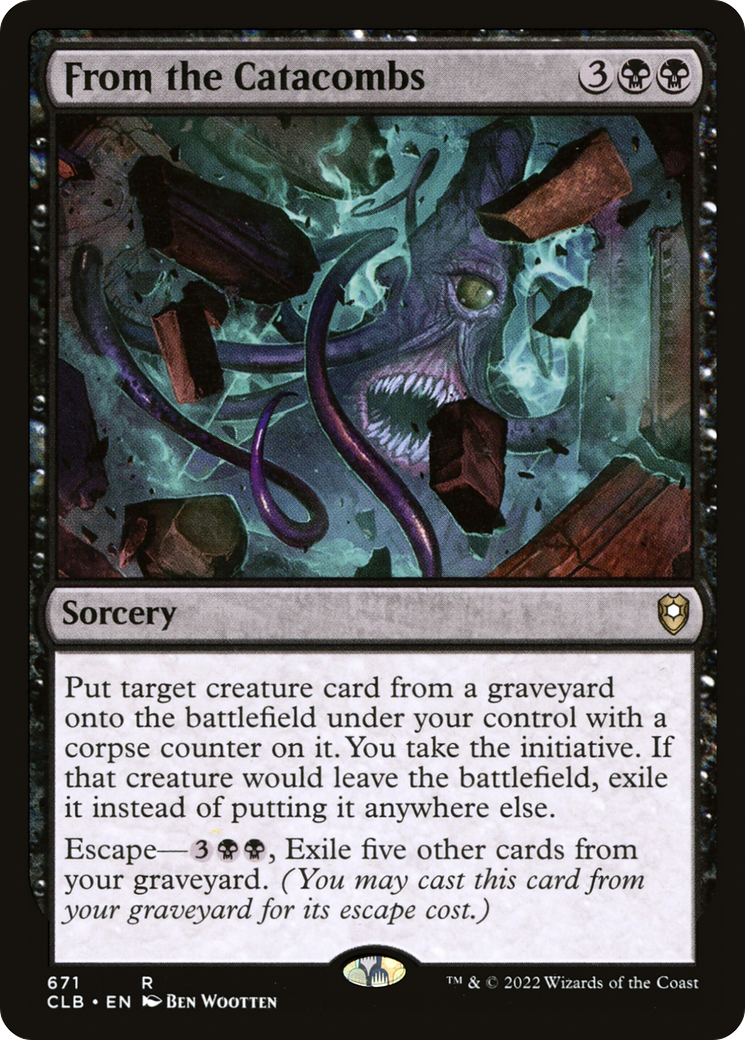 Image of From the Catacombs (CLB-671) - Commander Legends: Battle for Baldur's Gate