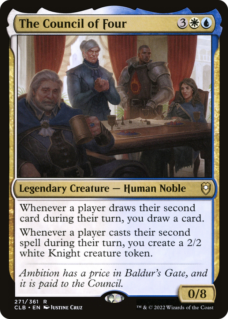 Image of The Council of Four (CLB-271) - Commander Legends: Battle for Baldur's Gate