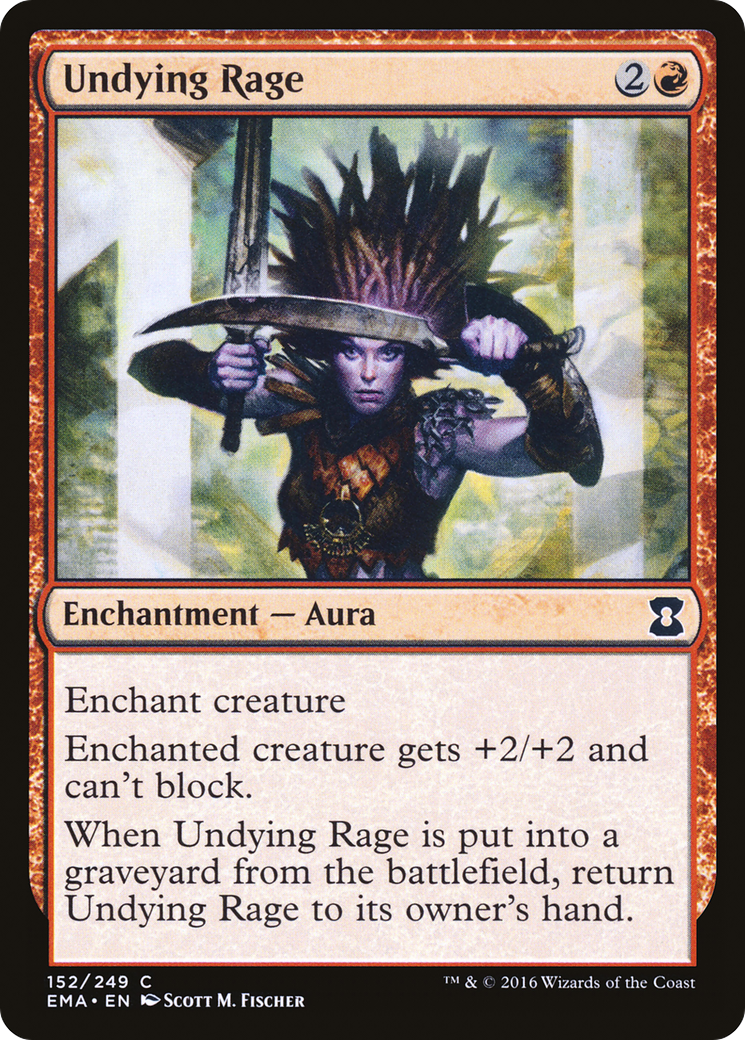 Image of Undying Rage (EMA-152) - Eternal Masters