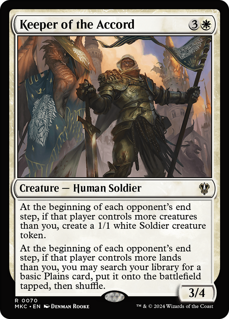 Image of Keeper of the Accord (MKC-070) - Murders at Karlov Manor Commander