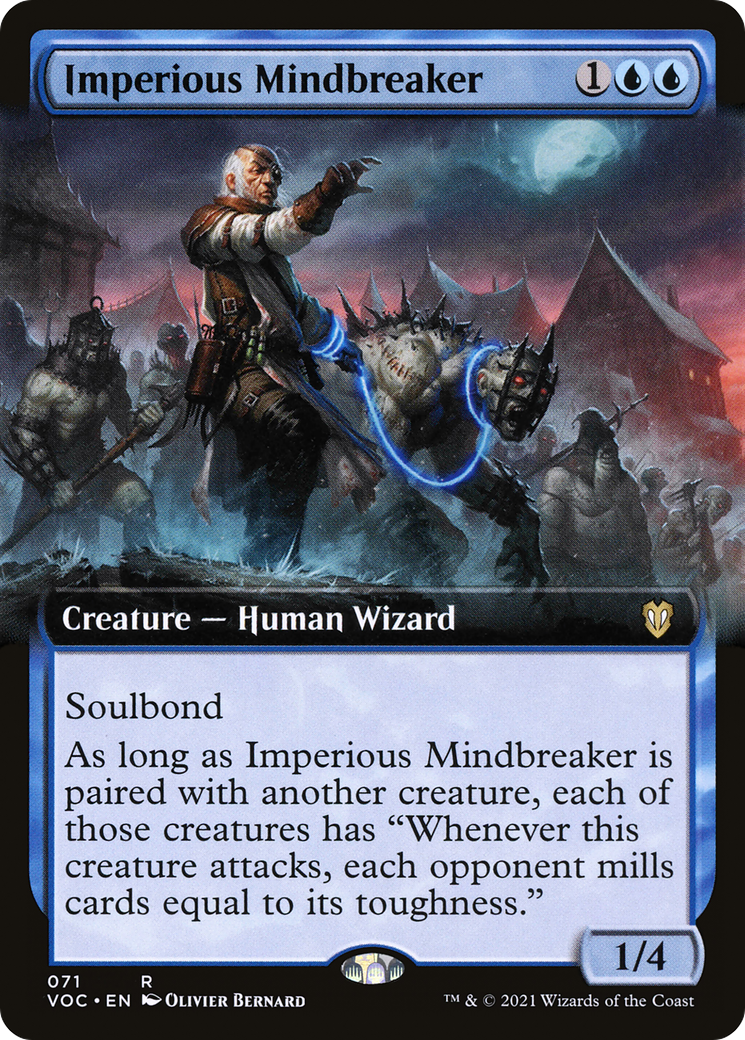 Image of Imperious Mindbreaker (Extended Art) (VOC-071) - Crimson Vow Commander: (Extended Art)