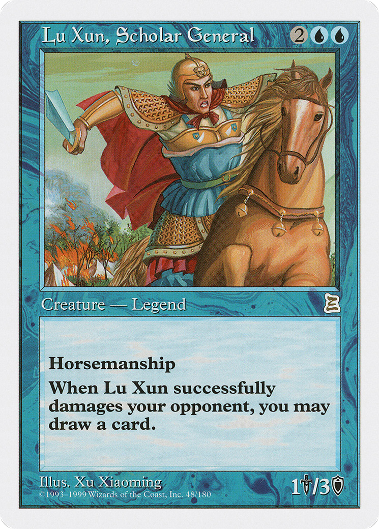 Image of Lu Xun, Scholar General (PTK-048) - Portal Three Kingdoms