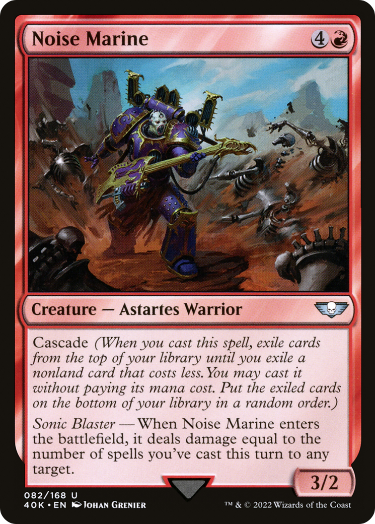 Image of Noise Marine (40K-082) - Warhammer 40,000 Commander