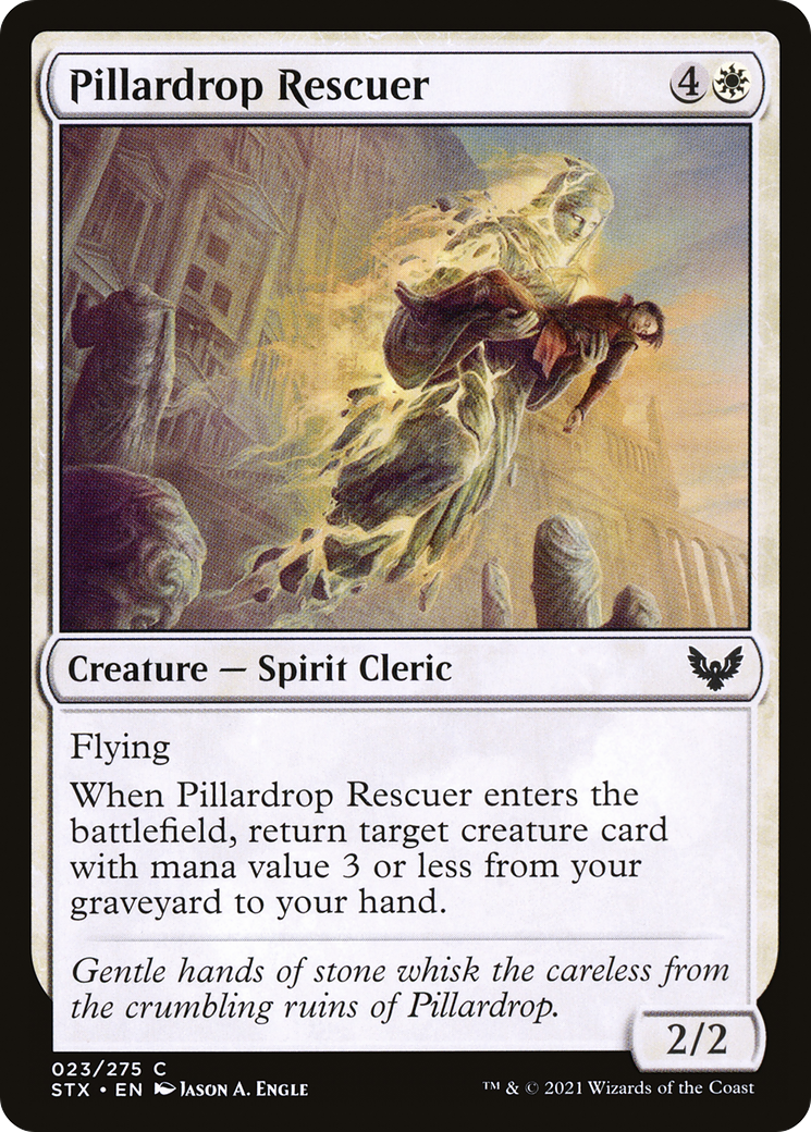 Image of Pillardrop Rescuer (STX-023) - Strixhaven: School of Mages Foil