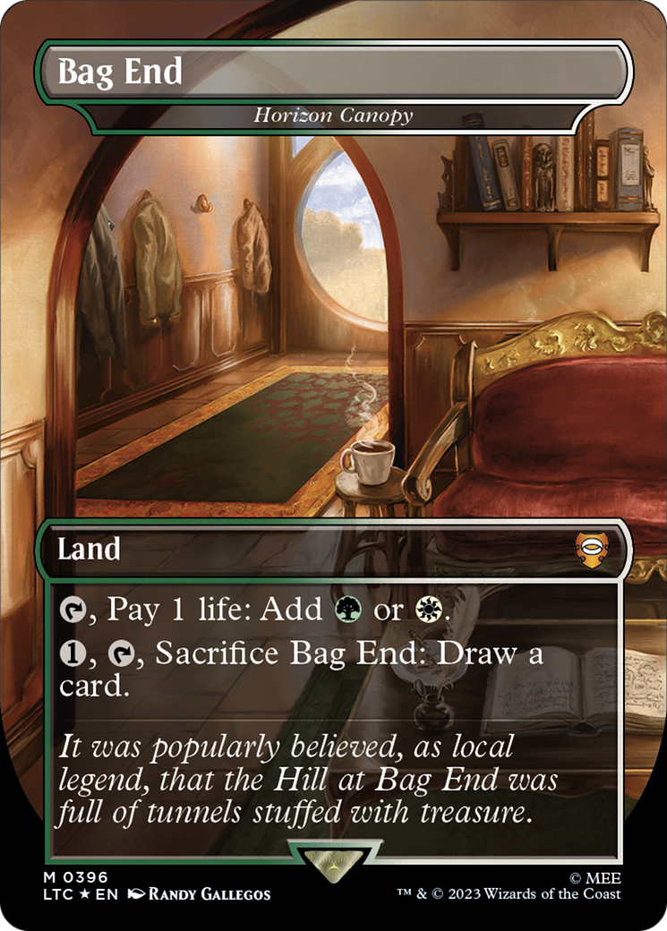Image of Bag End - Horizon Canopy (Surge Foil) (LTC-396) - Tales of Middle-earth Commander / Bag End (Borderless) Foil