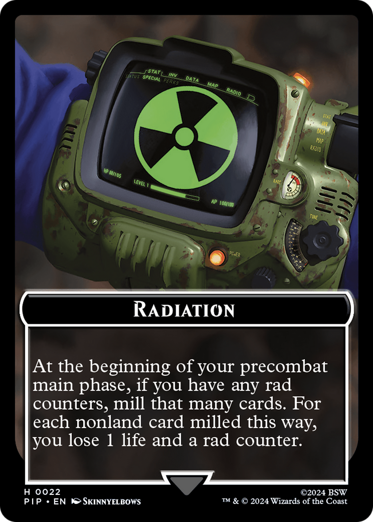 Image of Radiation (TPIP-022) - Fallout Tokens