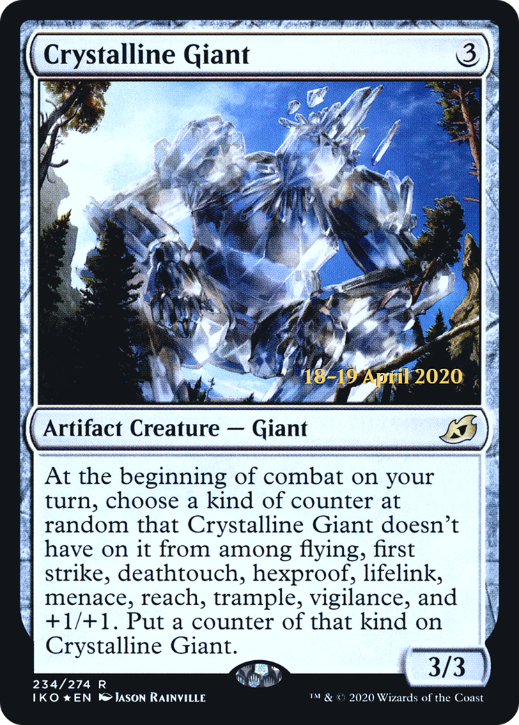 Image of Crystalline Giant (PRE-234) - Ikoria: Lair of Behemoths Promos Foil
