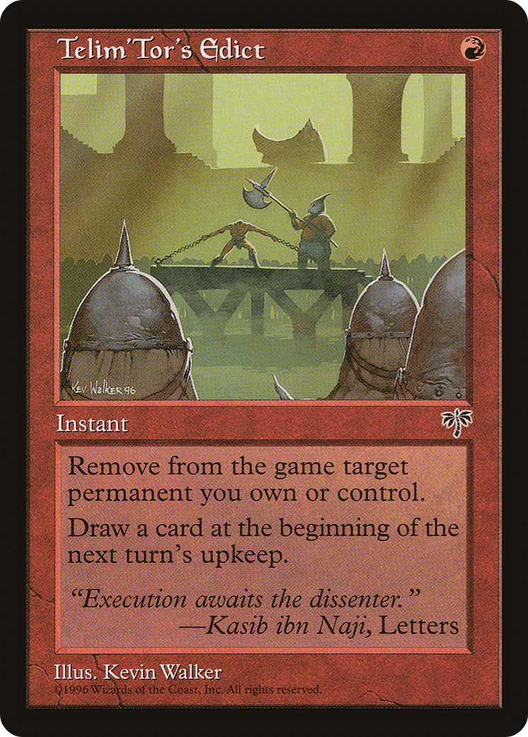 Image of Telim'Tor's Edict (MIR-) - Mirage