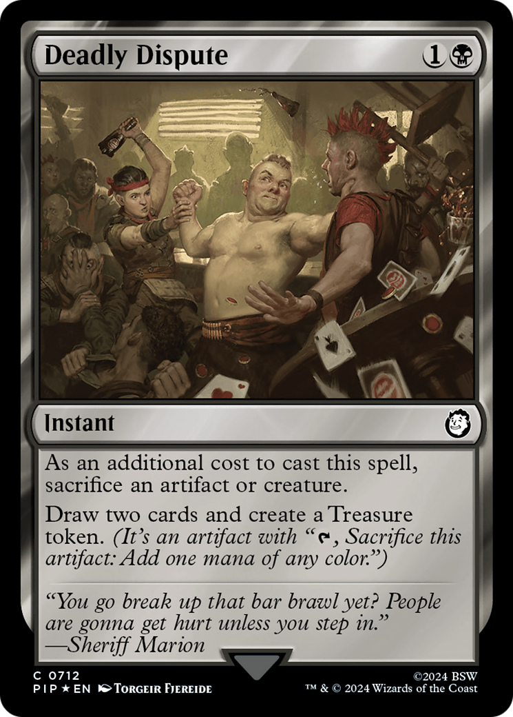 Image of Deadly Dispute (Surge Foil) (PIP-712) - Fallout Foil