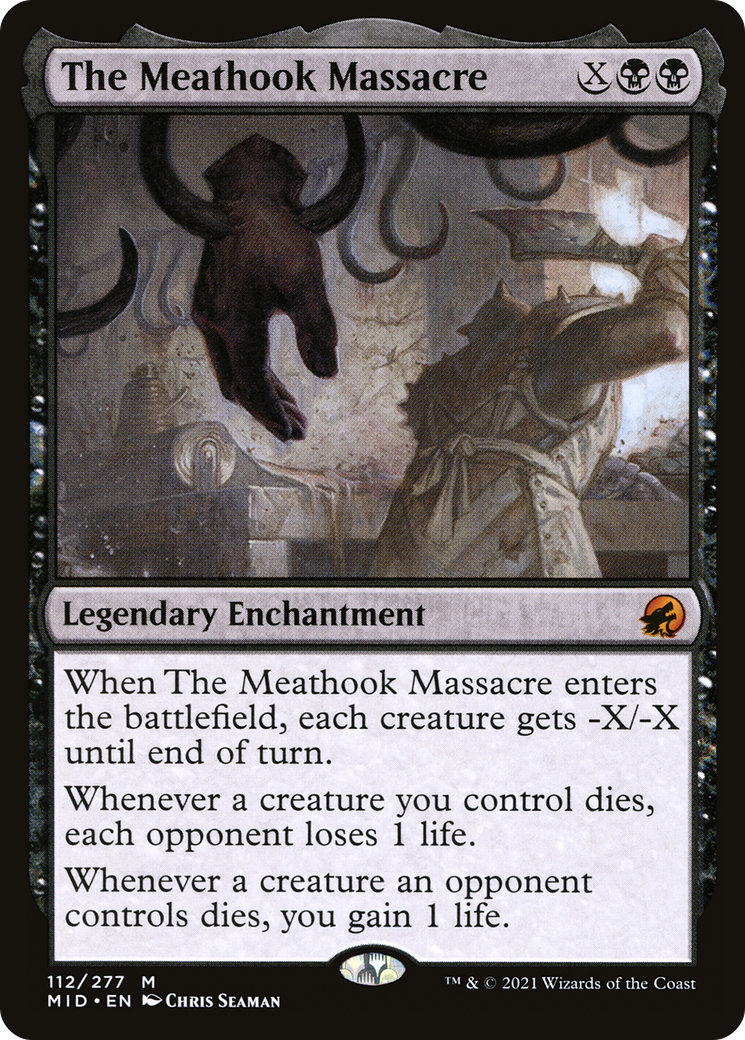 Image of The Meathook Massacre (MID-112) - Innistrad: Midnight Hunt Foil