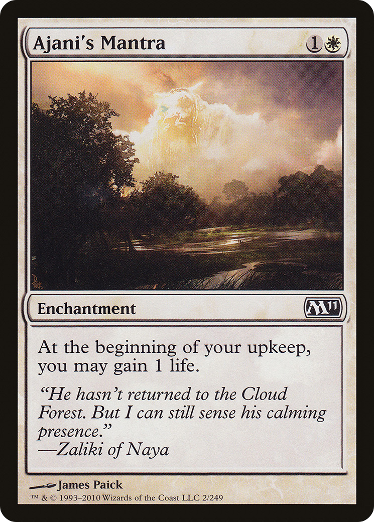 Image of Ajani's Mantra (M11-002) - Magic 2011