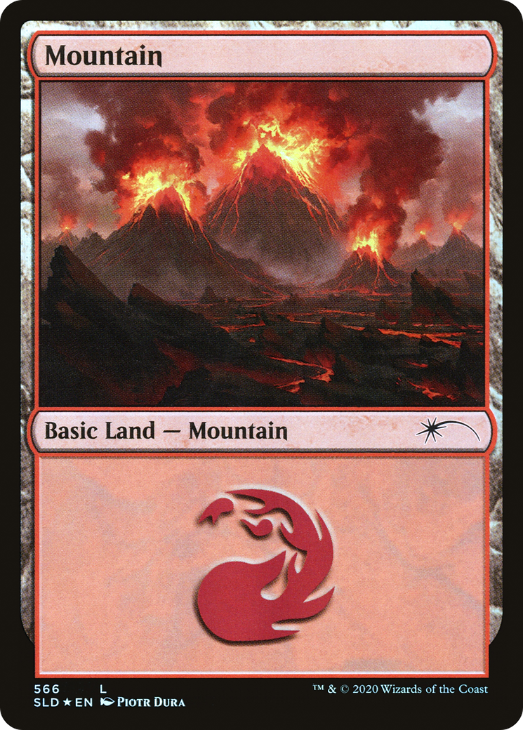 Image of Mountain (566) (SLD-566) - Secret Lair Drop Foil