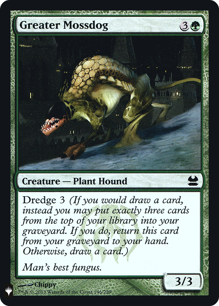 Image of Greater Mossdog (LIST-146) - The List Foil