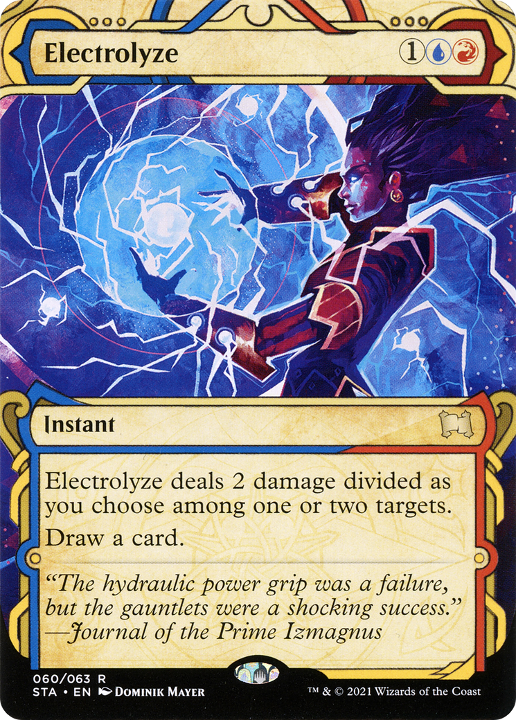 Image of Electrolyze (STA-060) - Strixhaven Mystical Archive: (Showcase) (Borderless)