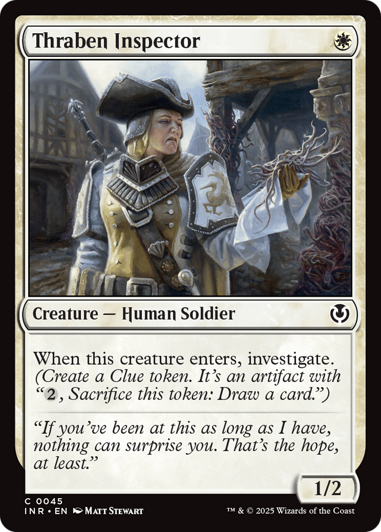 Image of Thraben Inspector (INR-045) - Innistrad Remastered Foil
