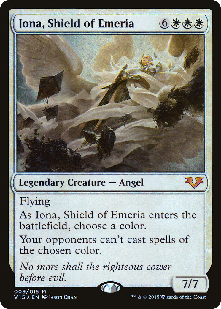 Image of Iona, Shield of Emeria (V15-009) - From the Vault: Angels Foil