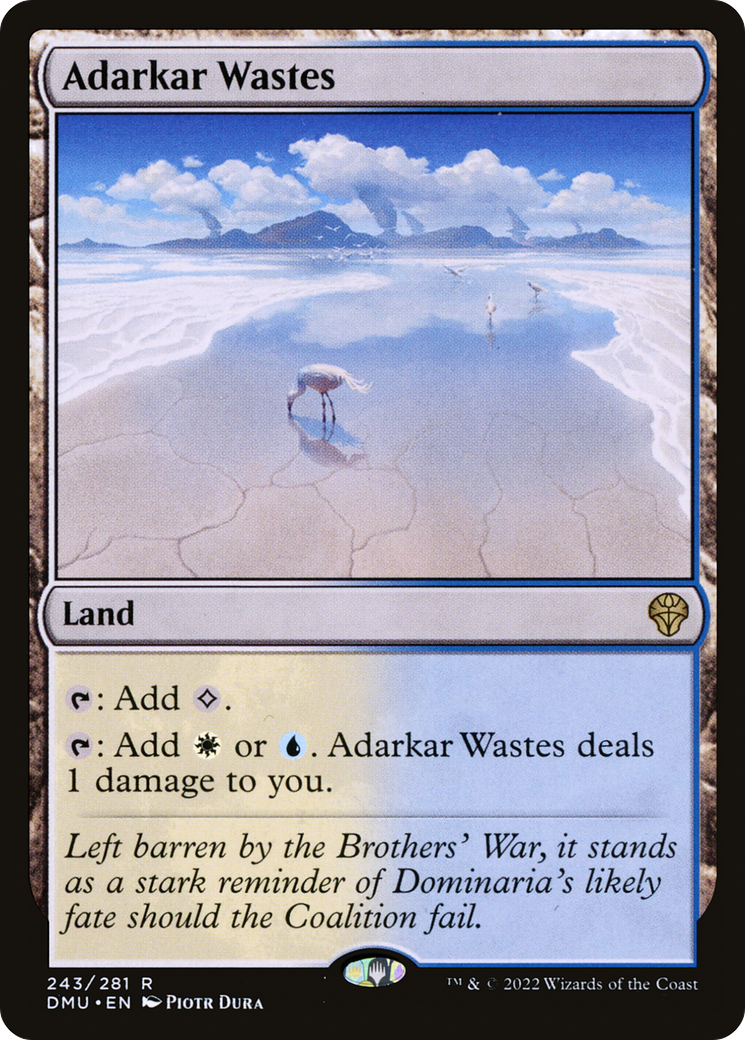Image of Adarkar Wastes (DMU-243) - Dominaria United Foil