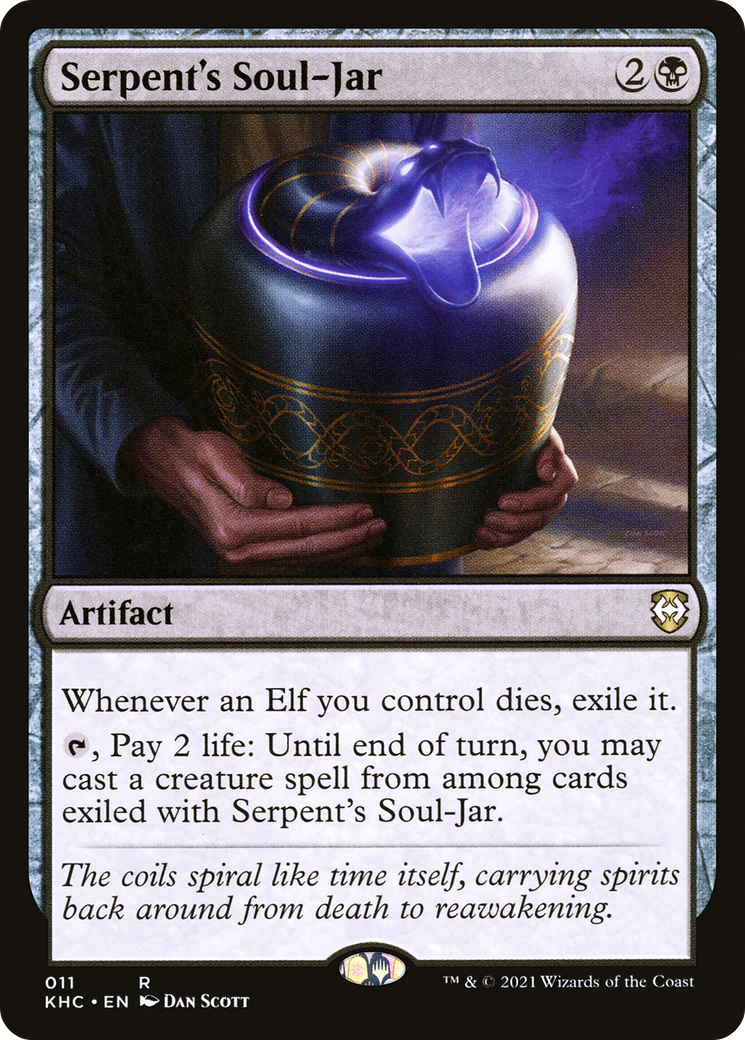 Image of Serpent's Soul-Jar (KHC-011) - Kaldheim Commander