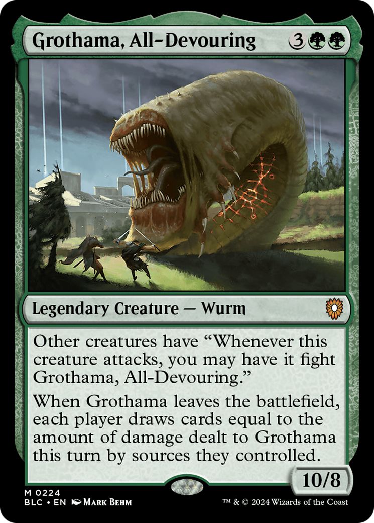 Image of Grothama, All-Devouring (BLC-224) - Bloomburrow Commander
