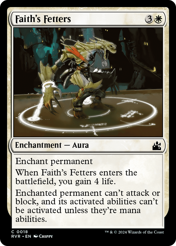 Image of Faith's Fetters (RVR-018) - Ravnica Remastered Foil