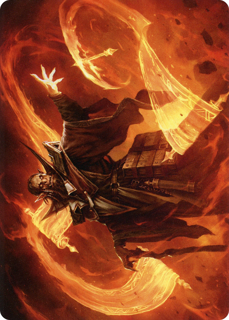 Image of Plargg, Dean of Chaos // Plargg, Dean of Chaos (ASTX-053) - Strixhaven Art Series (Borderless) Foil