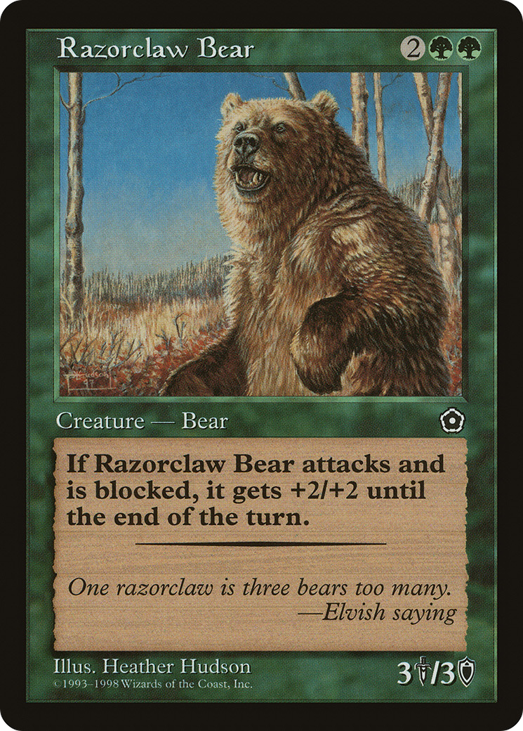 Image of Razorclaw Bear (P02-) - Portal Second Age
